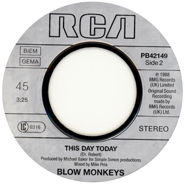 The Blow Monkeys : This Is Your Life (7", Single)