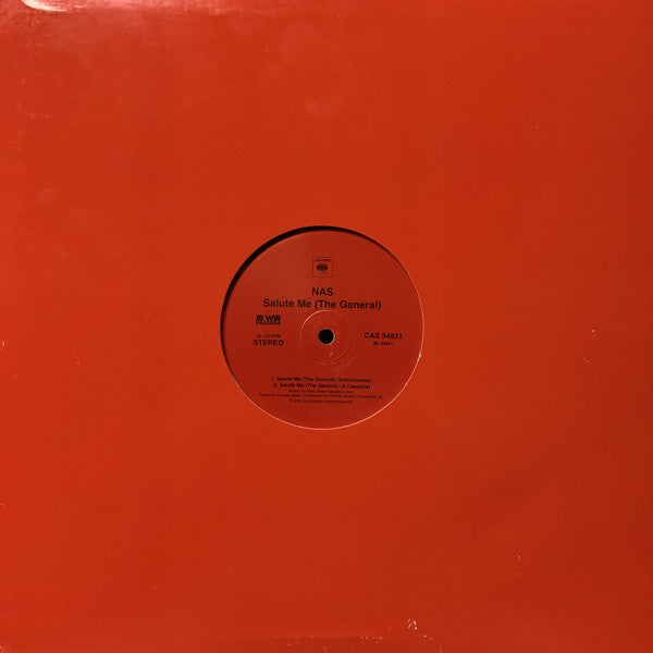 Nas : Salute Me (The General) (12", Single)
