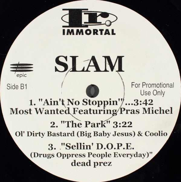 Various : Slam The Sampler (12", Promo, Smplr)