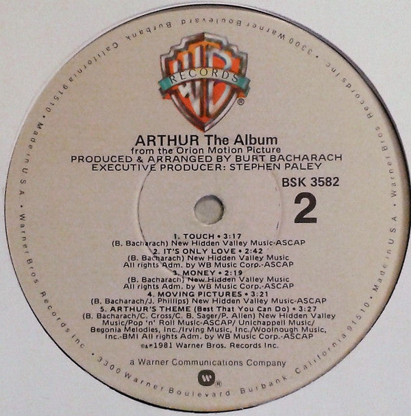 Various : Arthur (The Album) (LP, Album)