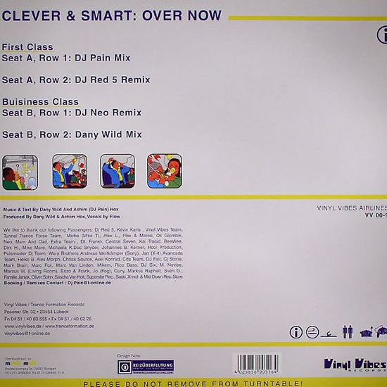 Clever & Smart : Over Now (12")