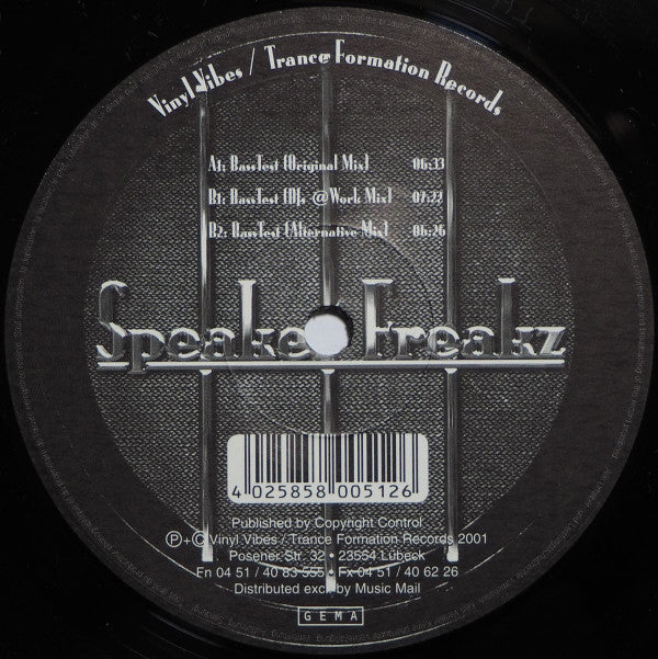 SpeakerFreakz : Bass Test (12")