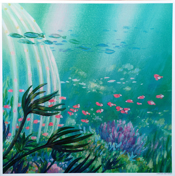 Joe Hisaishi : 崖の上のポニョ　サウンドトラック (LP + LP, S/Sided, Etch + Album, Ltd, Gat)