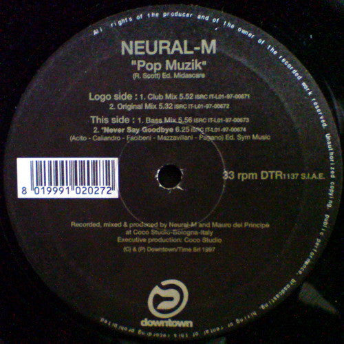 Neural-M : Pop Muzik (12")