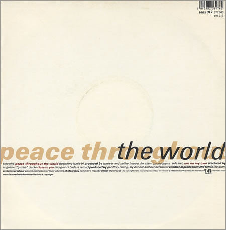 Maxi Priest : Peace Throughout The World (12")