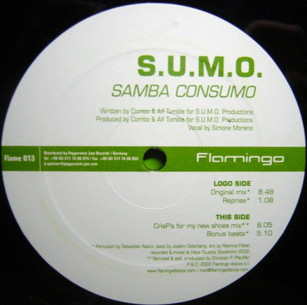 S.U.M.O. : Samba Consumo (12")