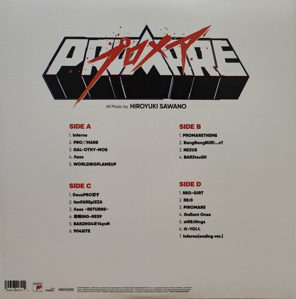 Hiroyuki Sawano : Promare (Original Soundtrack) (2xLP, Whi)