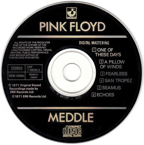 Pink Floyd : Meddle (CD, Album, RE)