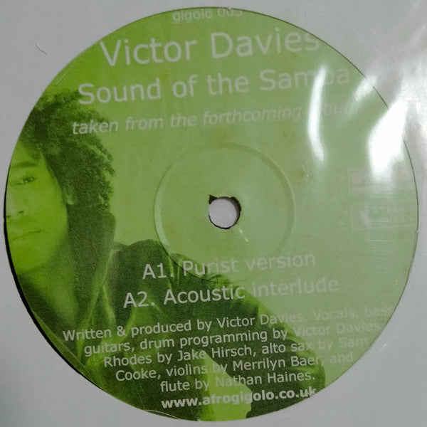 Victor Davies : Sound Of The Samba (12")