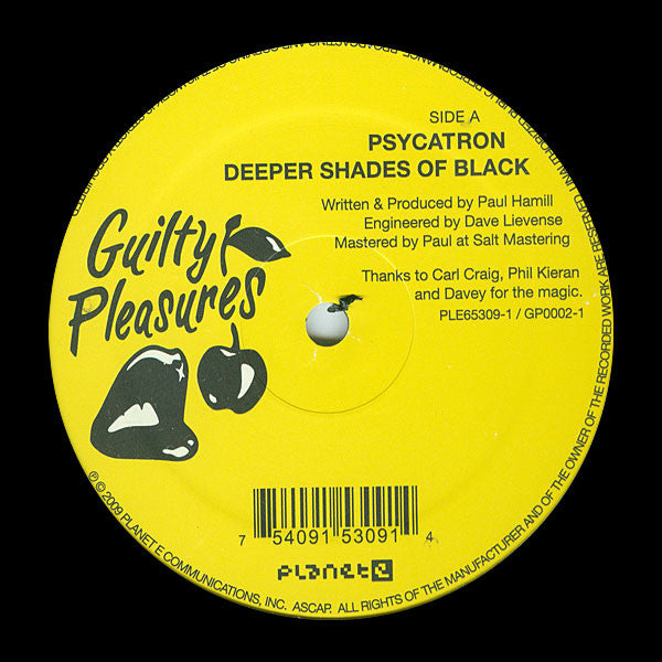 Psycatron : Deeper Shades Of Black (12")