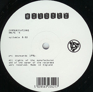 Surgeon : Communications (2x12", Album, RP)