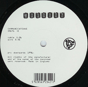 Surgeon : Communications (2x12", Album, RP)