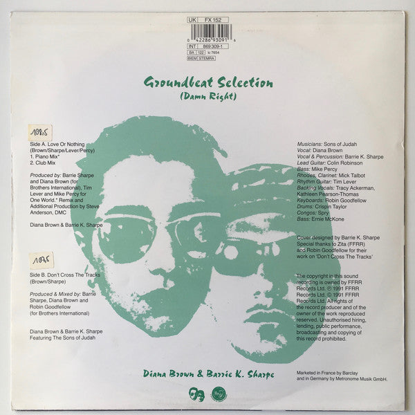 Diana Brown & Barrie K Sharpe : Love Or Nothing (12")