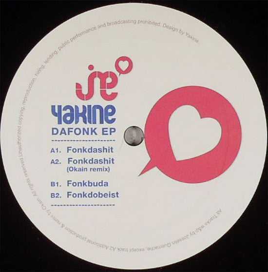 Yakine : Da Fonk EP (12", EP)