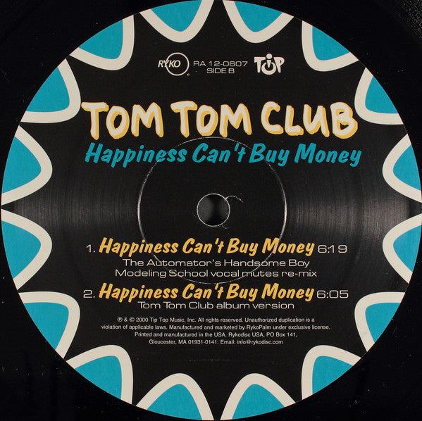Tom Tom Club : Happiness Can't Buy Money (12")
