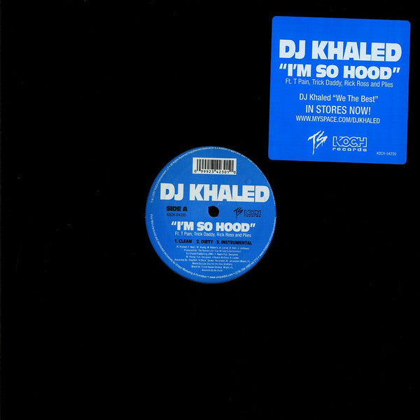 DJ Khaled : I'm So Hood (12", Promo)