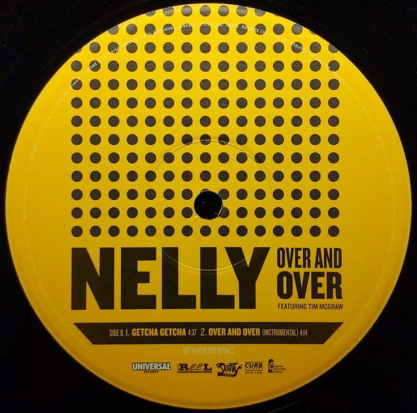 Nelly Featuring Tim McGraw : Over And Over (12", Single)