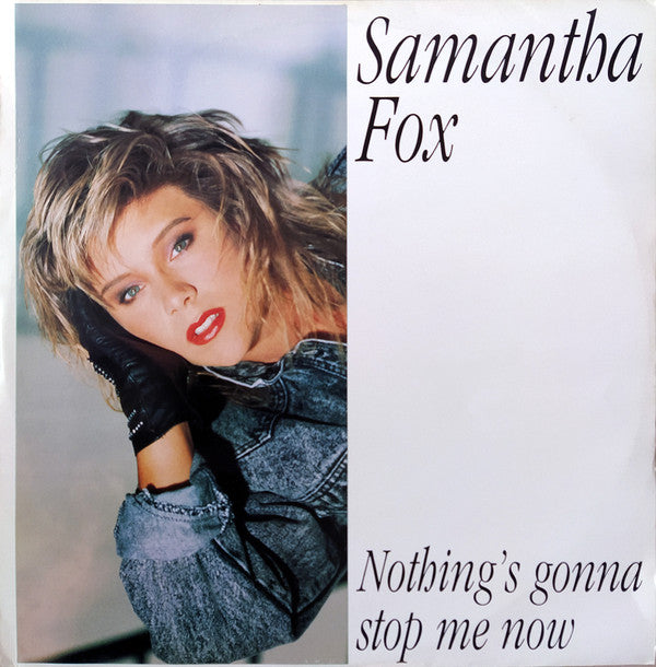 Samantha Fox : Nothing's Gonna Stop Me Now (12", Single)