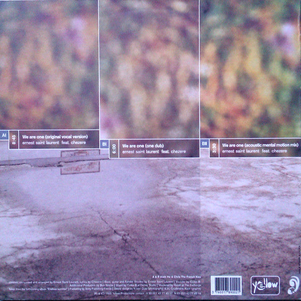 Ernest Saint Laurent Feat. Chezeré : We Are One (12")