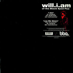 Will I Am : I Am / Lay Me Down (12")