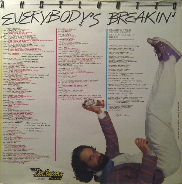 Andy Luotto : Everybody's Breakin' (12")