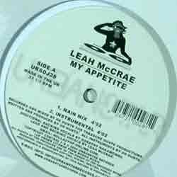 Leah McCrae : My Appetite / Rain On My Window Pain (12")