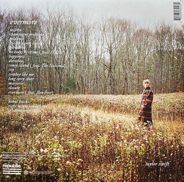 Taylor Swift : Evermore (2xLP, Album, Ltd, Red)