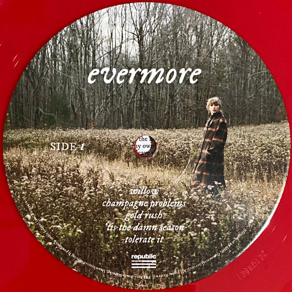 Taylor Swift : Evermore (2xLP, Album, Ltd, Red)