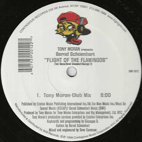 Tony Moran Presents Bernd Schoenhart : Flight Of The Flamingos (12")
