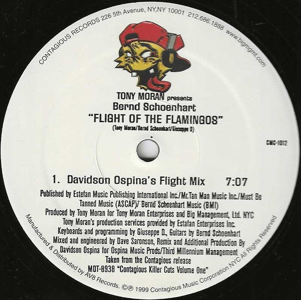 Tony Moran Presents Bernd Schoenhart : Flight Of The Flamingos (12")