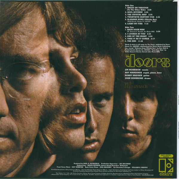 The Doors : The Doors (LP, Album, Mono, Gre + 7", EP, Cle + Club, RE, RM,)