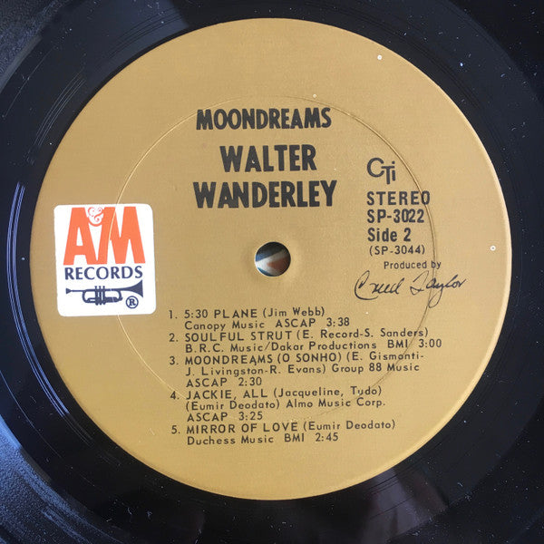 Walter Wanderley : Moondreams (LP, Album, Gat)