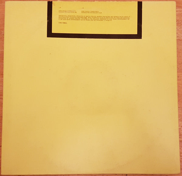Roachford : How Could I (Insecurity) (12", Promo)