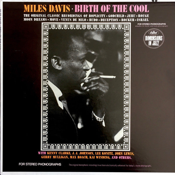 Miles Davis : Birth Of The Cool (LP, Album, Comp, RM, Duo)