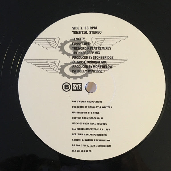 Ten City : Funny Love (The Knee Deep Mix) (12")