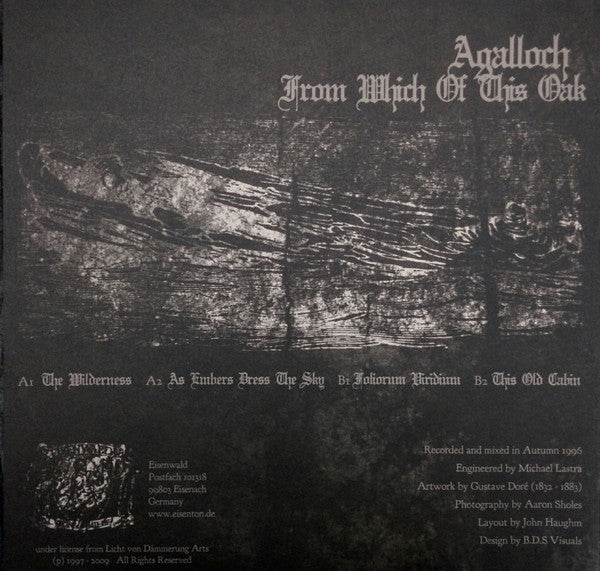 Agalloch : From Which Of This Oak (LP, Ltd, Pic, RE)