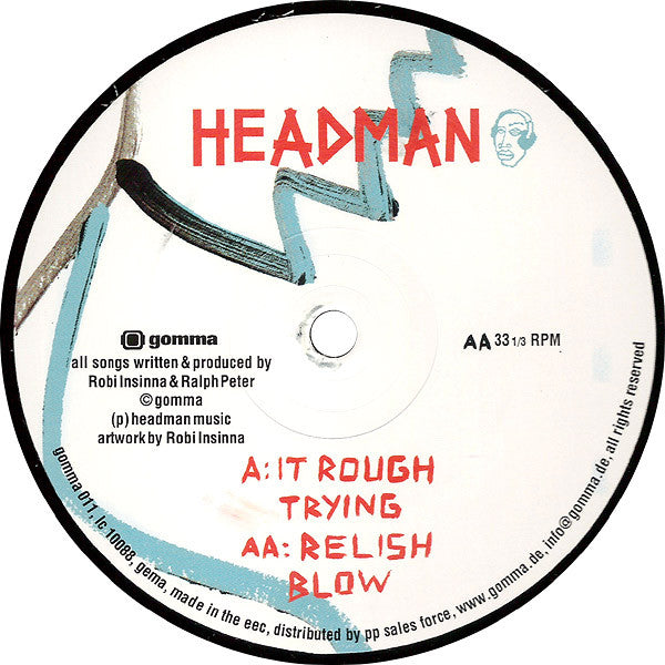Headman (2) : It Rough EP (12")