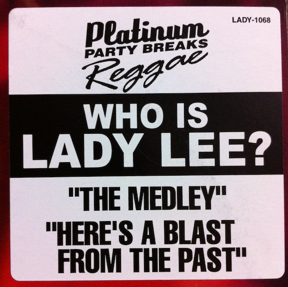 Lady Lee : Who Is Lady Lee? (12")