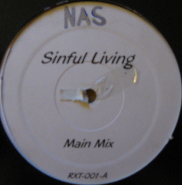 Nas : Sinful Living (12", Unofficial)