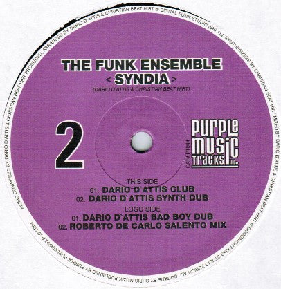 The Funk Ensemble : Syndia (12")