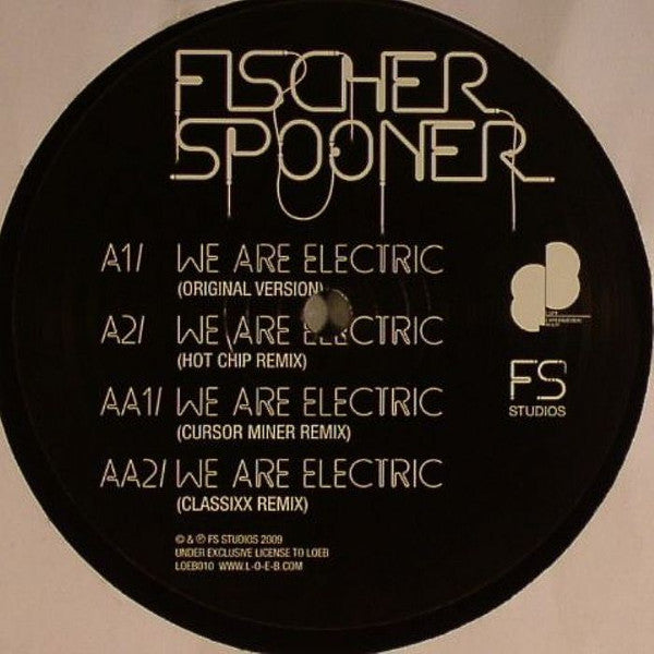 Fischerspooner : We Are Electric (12", Maxi)