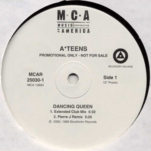 A*Teens : Dancing Queen (12", Single, Promo)