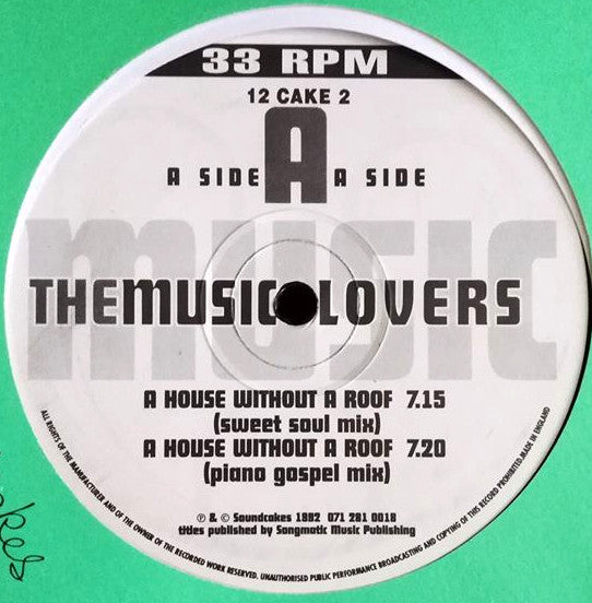 The Music Lovers (6) : A House Without A Roof (12")