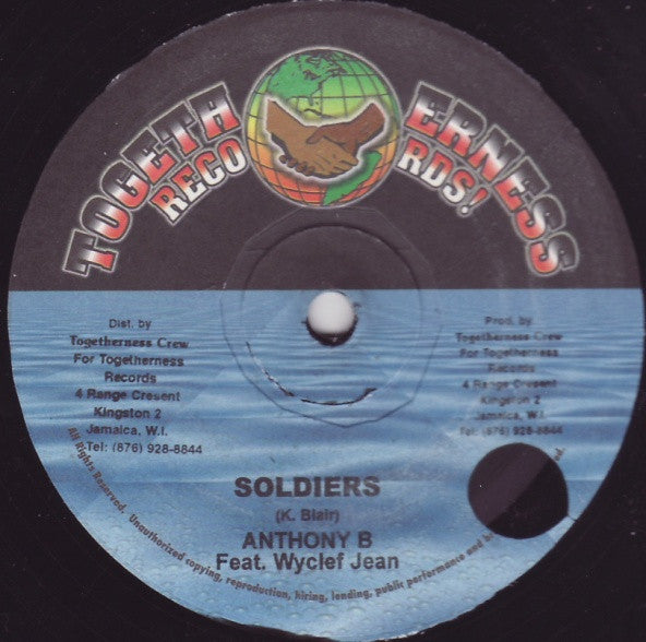 Anthony B Featuring Wyclef Jean : Soldiers (12")