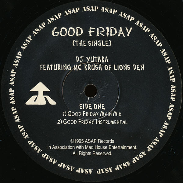 DJ Yutaka featuring MC Krush : Good Friday (12", Single)