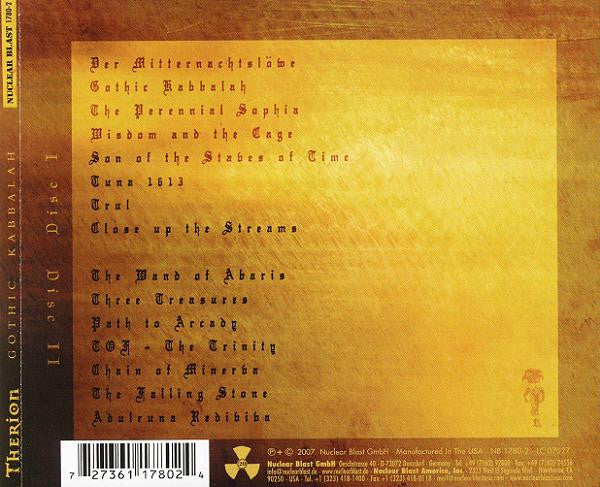 Therion : Gothic Kabbalah (2xCD, Album)