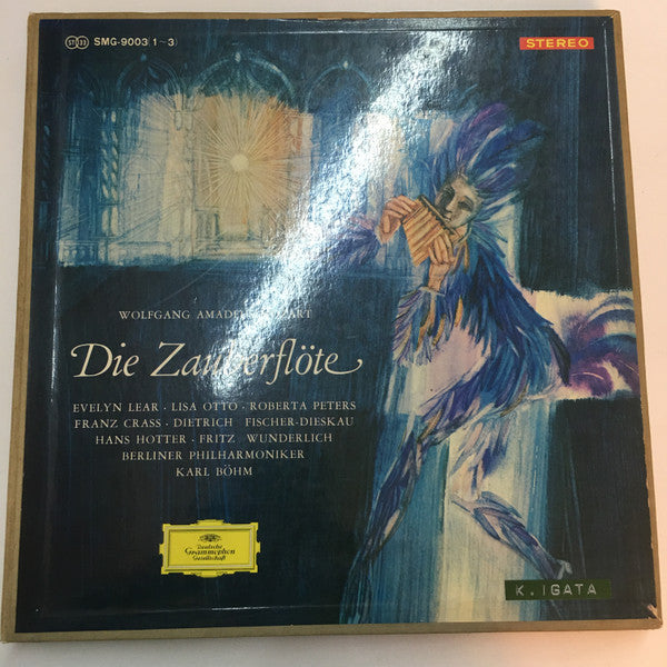 Wolfgang Amadeus Mozart â€?Karl Böhm â€?Evelyn Lear â€?Roberta Peters â€?Lisa Otto â€?Fritz Wunderlich â€?Dietrich Fischer-Dieskau â€?Franz Crass â€?Berliner Philharmoniker : Die Zauberflöte / The Magic Flute  (3xLP + Box)