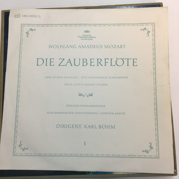 Wolfgang Amadeus Mozart â€?Karl Böhm â€?Evelyn Lear â€?Roberta Peters â€?Lisa Otto â€?Fritz Wunderlich â€?Dietrich Fischer-Dieskau â€?Franz Crass â€?Berliner Philharmoniker : Die Zauberflöte / The Magic Flute  (3xLP + Box)