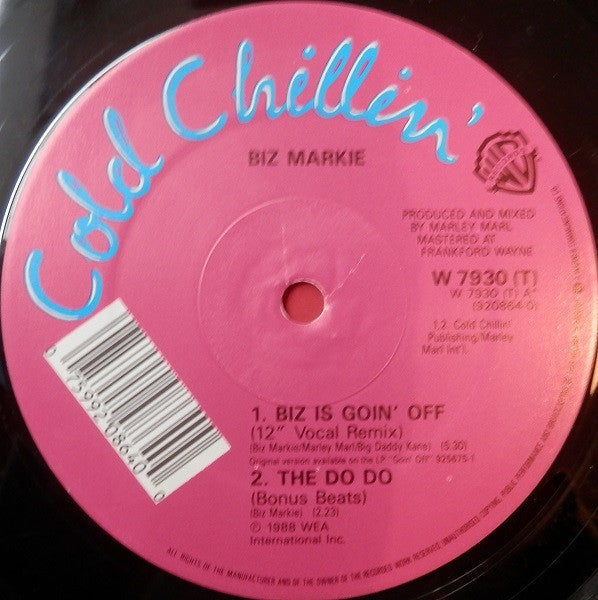Biz Markie : Biz Is  Goin' Off (12")