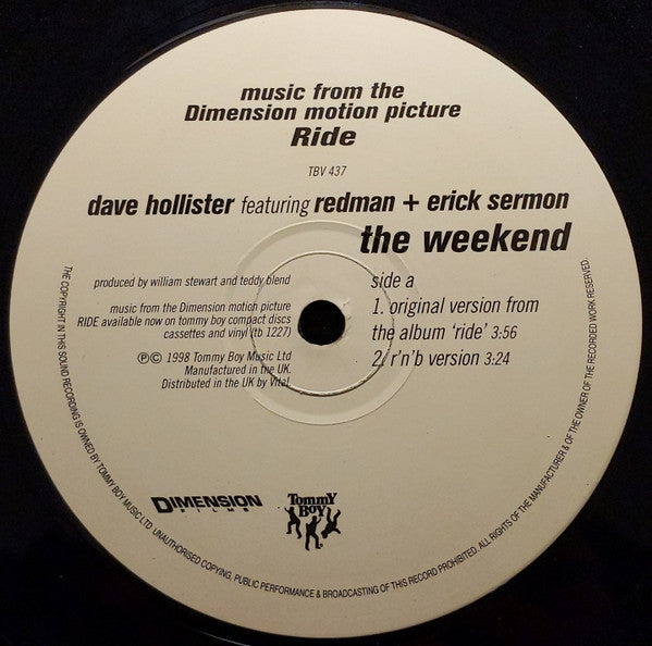Various : Ride (Music From The Dimension Motion Picture) (12")